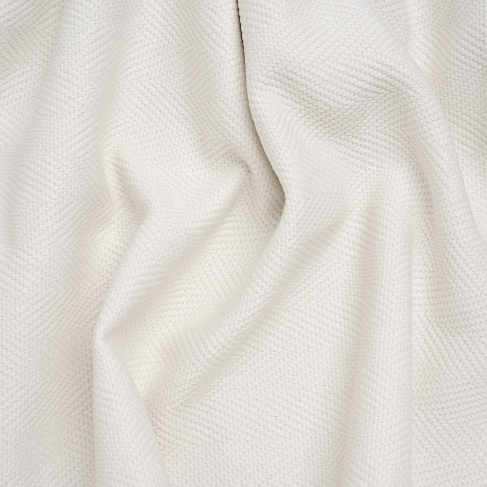 Olefin Upholstery Twill - Ivory Railroaded Herringbone - Joann Fabrics