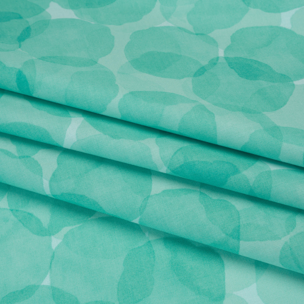 Printed Quilting Cotton by Patrick Lose for Northcott - Sea Spray Juicy Watercolor Circles - Tonal Trios Collection - Joann Fabrics