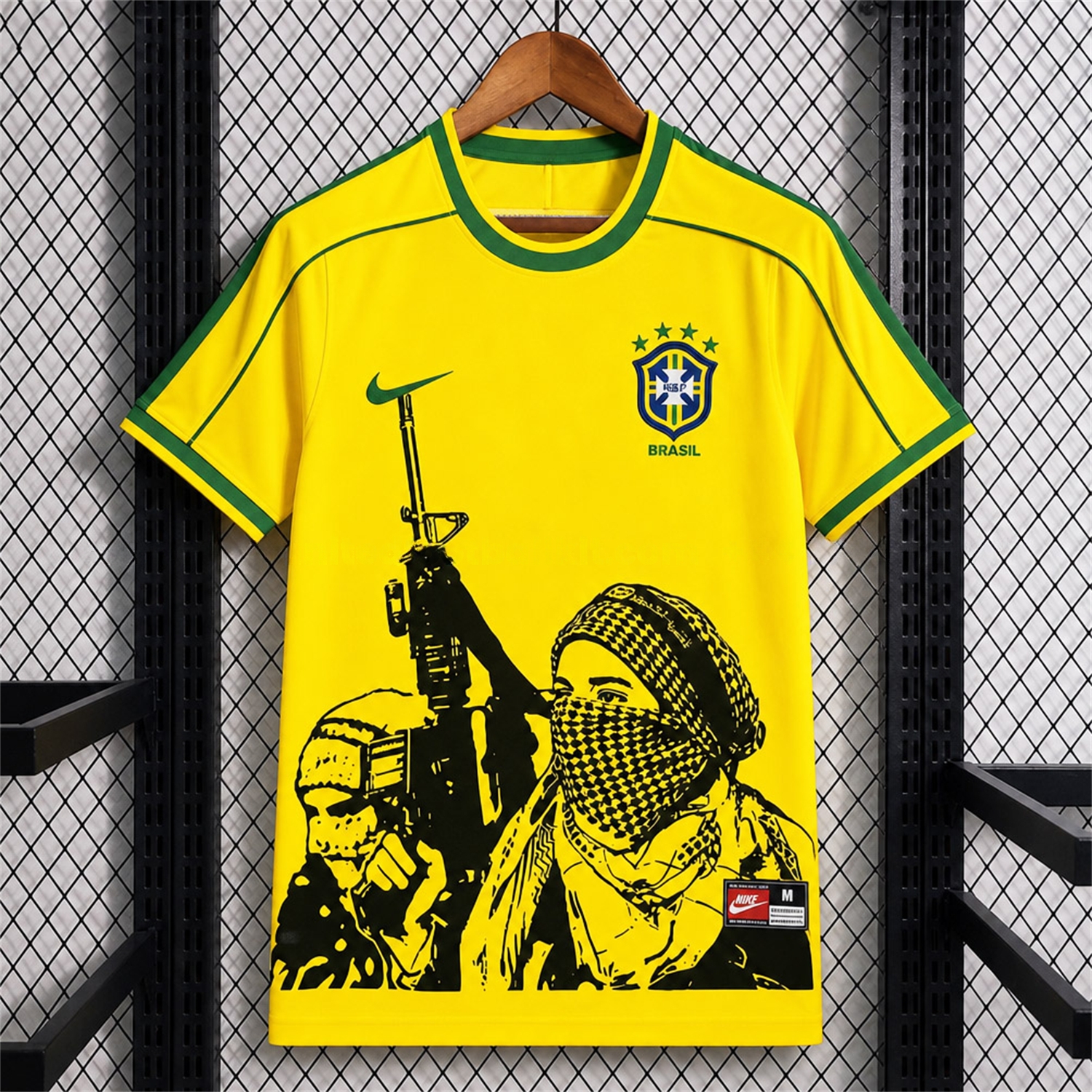 Brazil 2026 Black Armed Yellow Special Jersey - Fans Version - UnitedFutballJersey