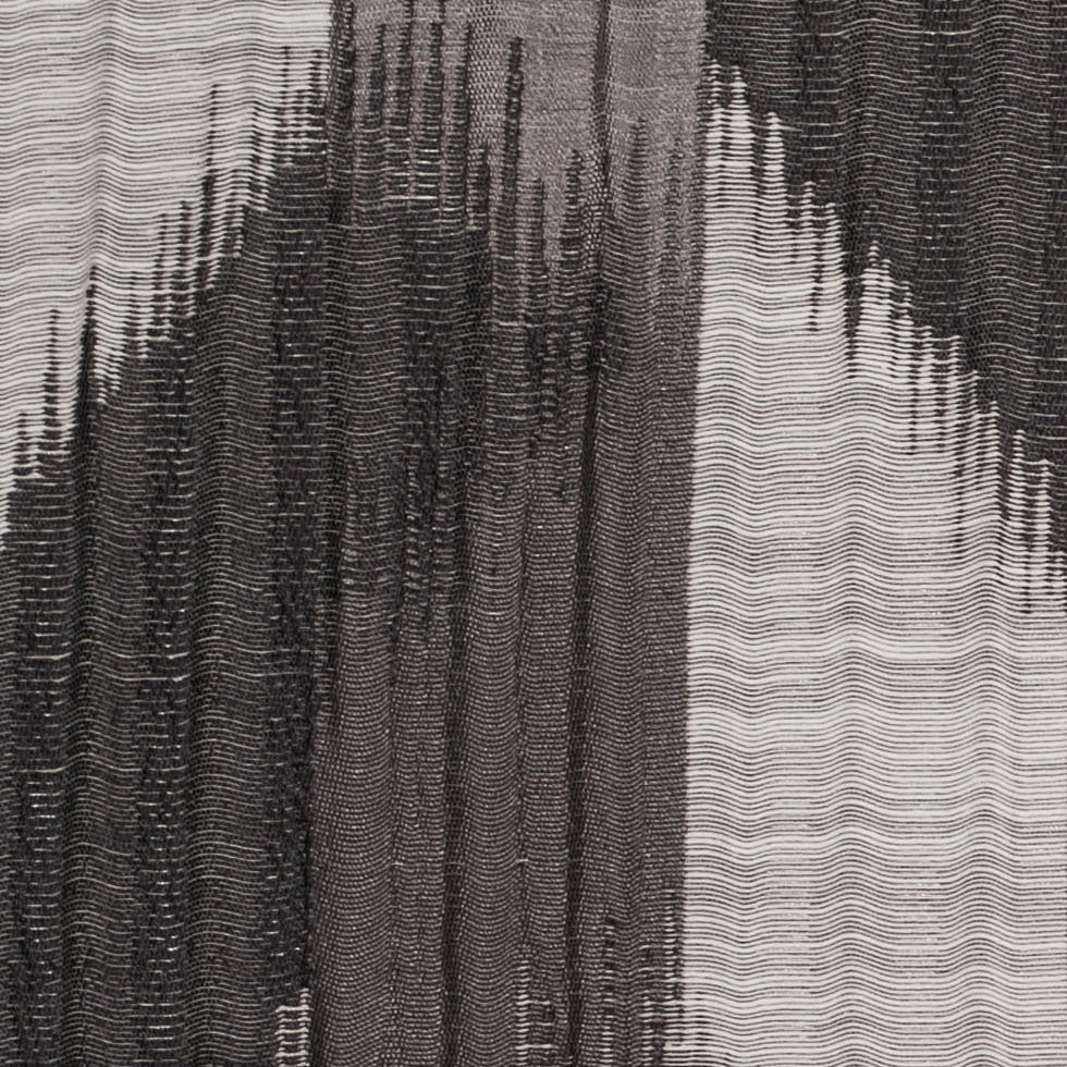 Indian Black/White Ikat-Like Poly/Cotton Brocade - Joann Fabrics