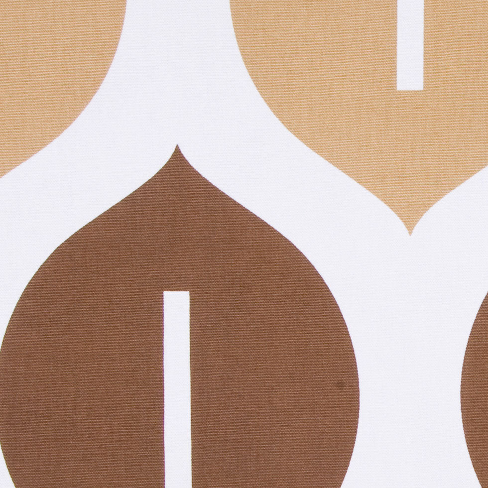 Off-White/Chocolate/Tan Geometric Canvas - Joann Fabrics