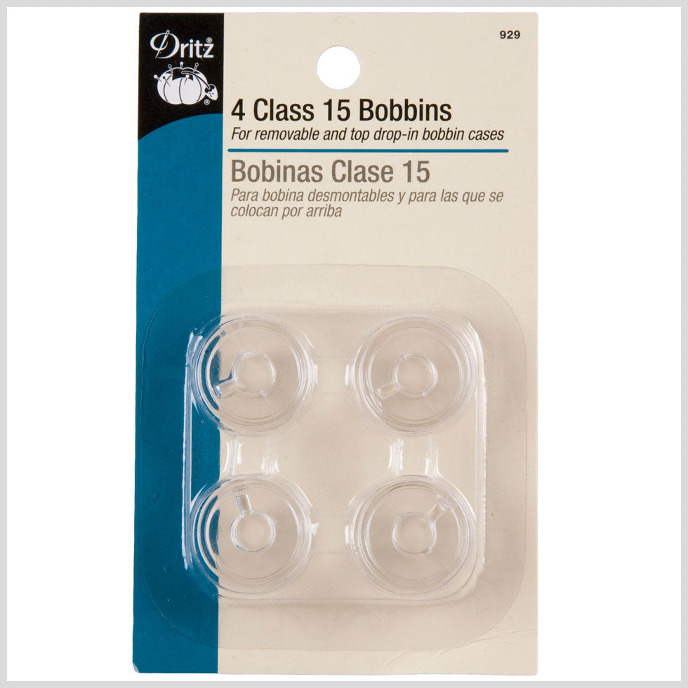Dritz Class 15 Plastic Bobbins - 4 Ct - Joann Fabrics