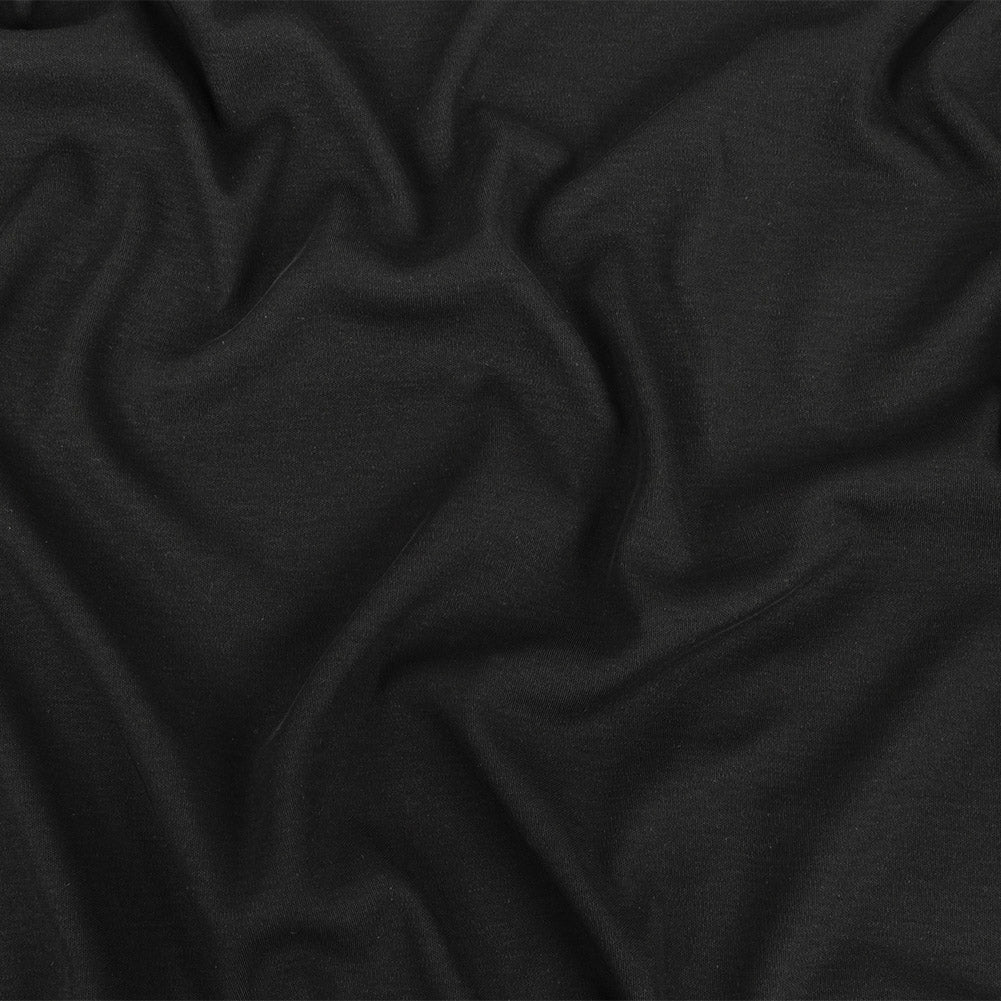 Theory Black Rayon Interlock Knit - Joann Fabrics