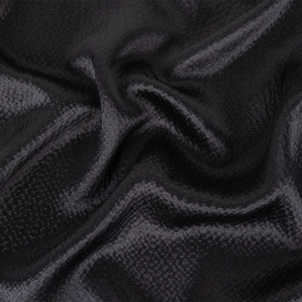 Black Striped Silk Seersucker - Joann Fabrics