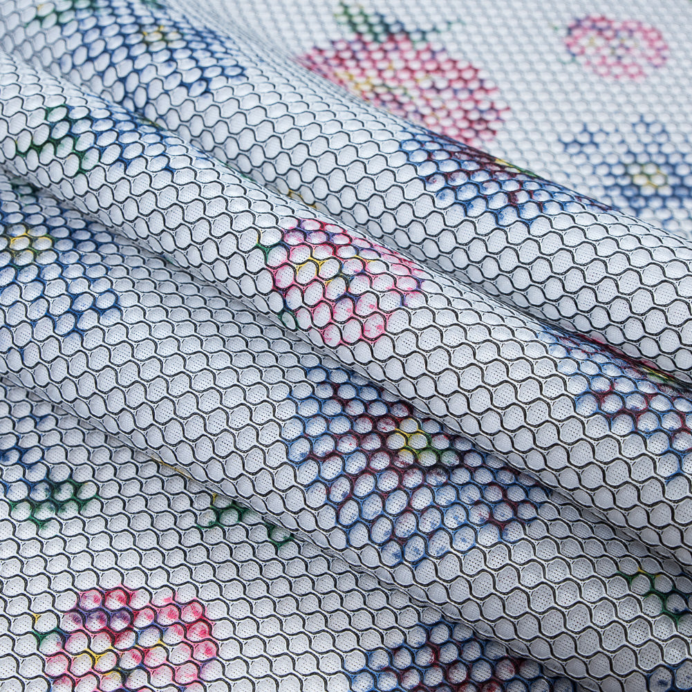 Multicolor Floral Printed Wonder Mesh - Joann Fabrics