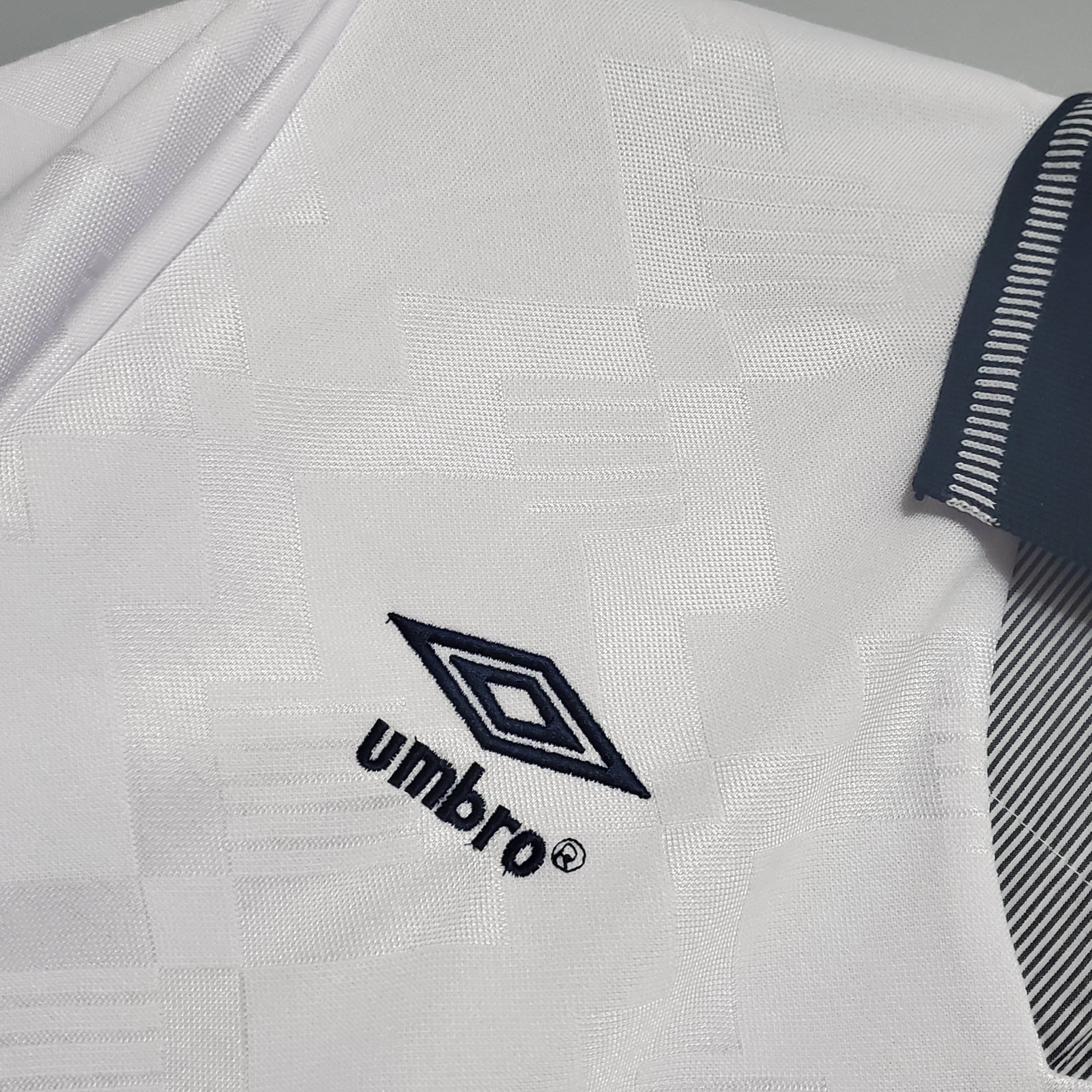 1990 Retro England Home Soccer Jersey 1:1 Thai Quality