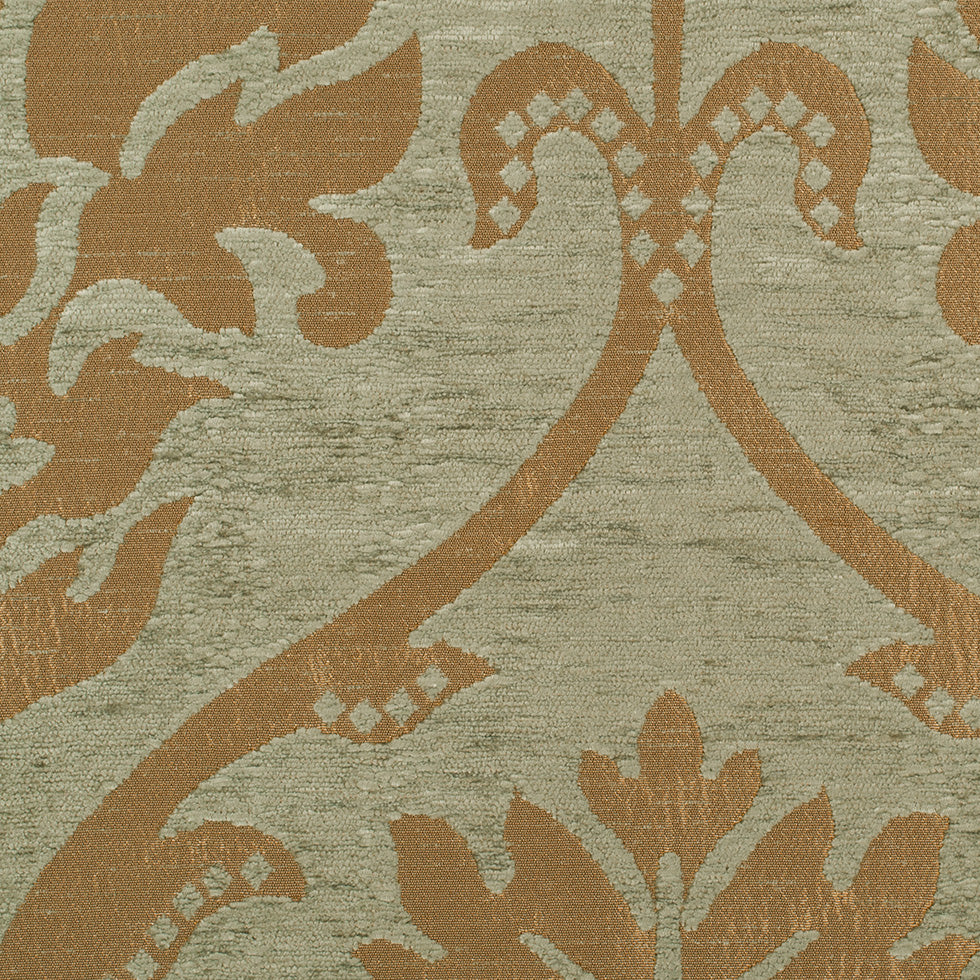 Italian Olive/Gold Polyester Blended Damask Chenille - Joann Fabrics