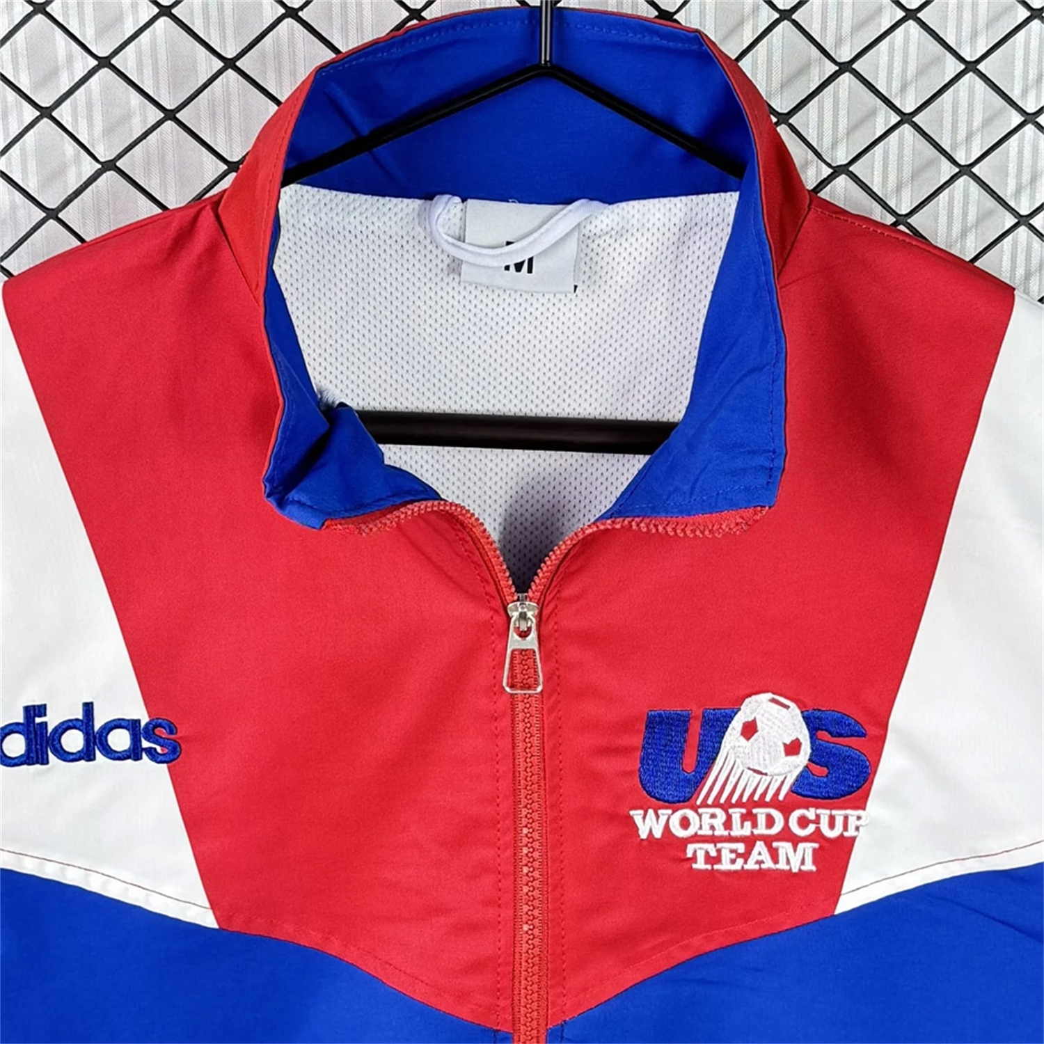 Retro United States USA 1994 Windbreaker - Blue With Red - UnitedFutballJersey