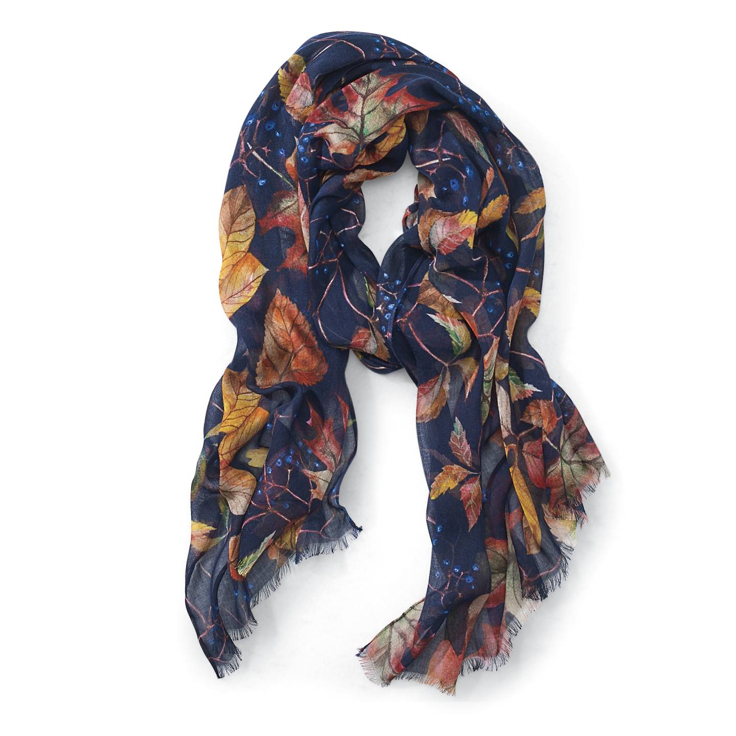 Painted Leaves Scarf - Northstyle Catalog