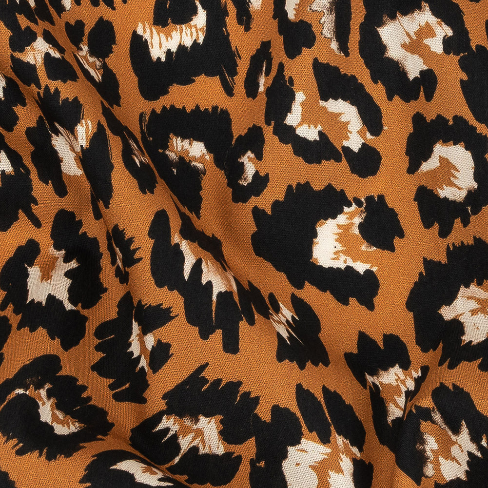 Mood Exclusive Caramel Predator's Pride Cotton Poplin - Joann Fabrics