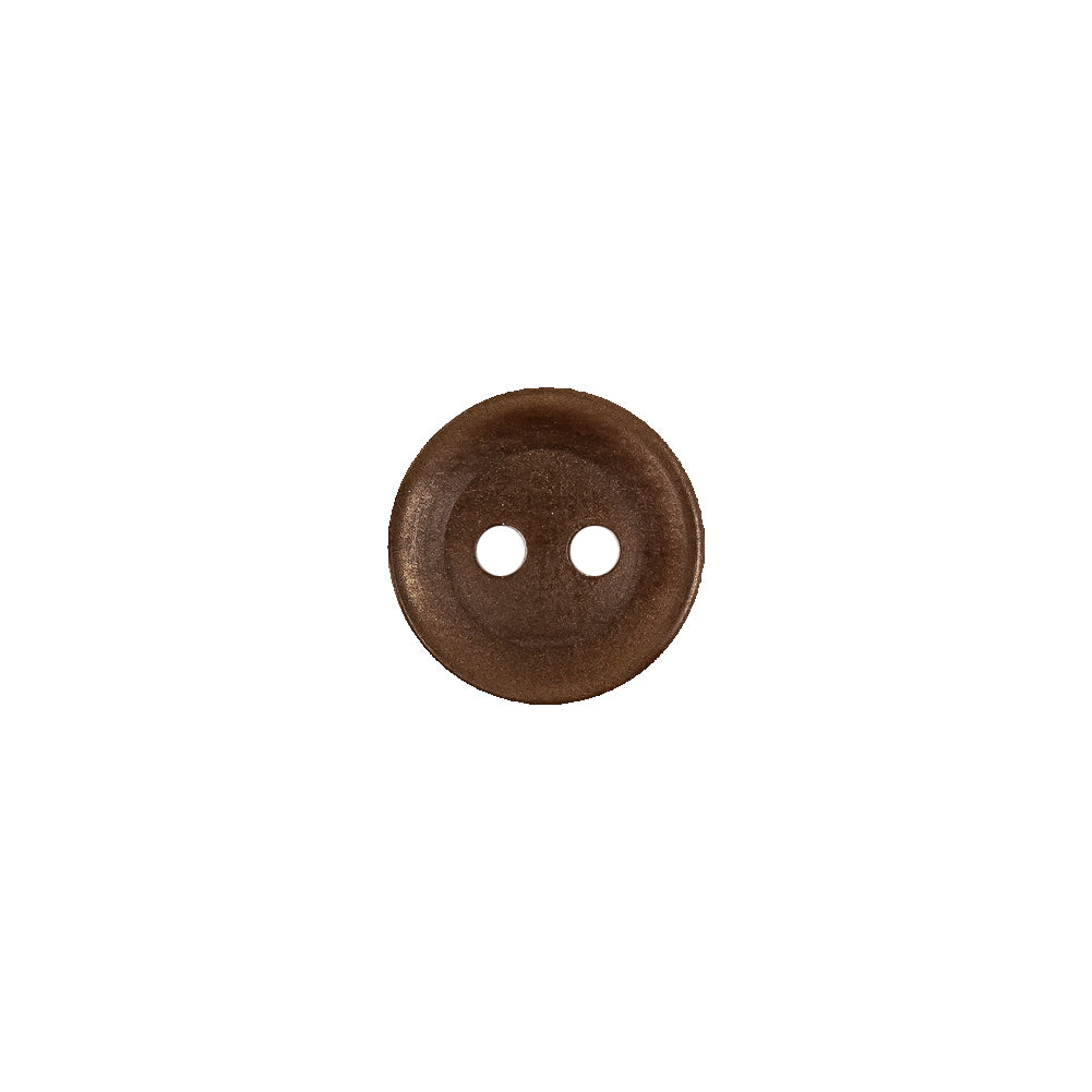 Shimmering Golden Brown 2-Hole Plastic Button - 18L/11.5mm - Joann Fabrics