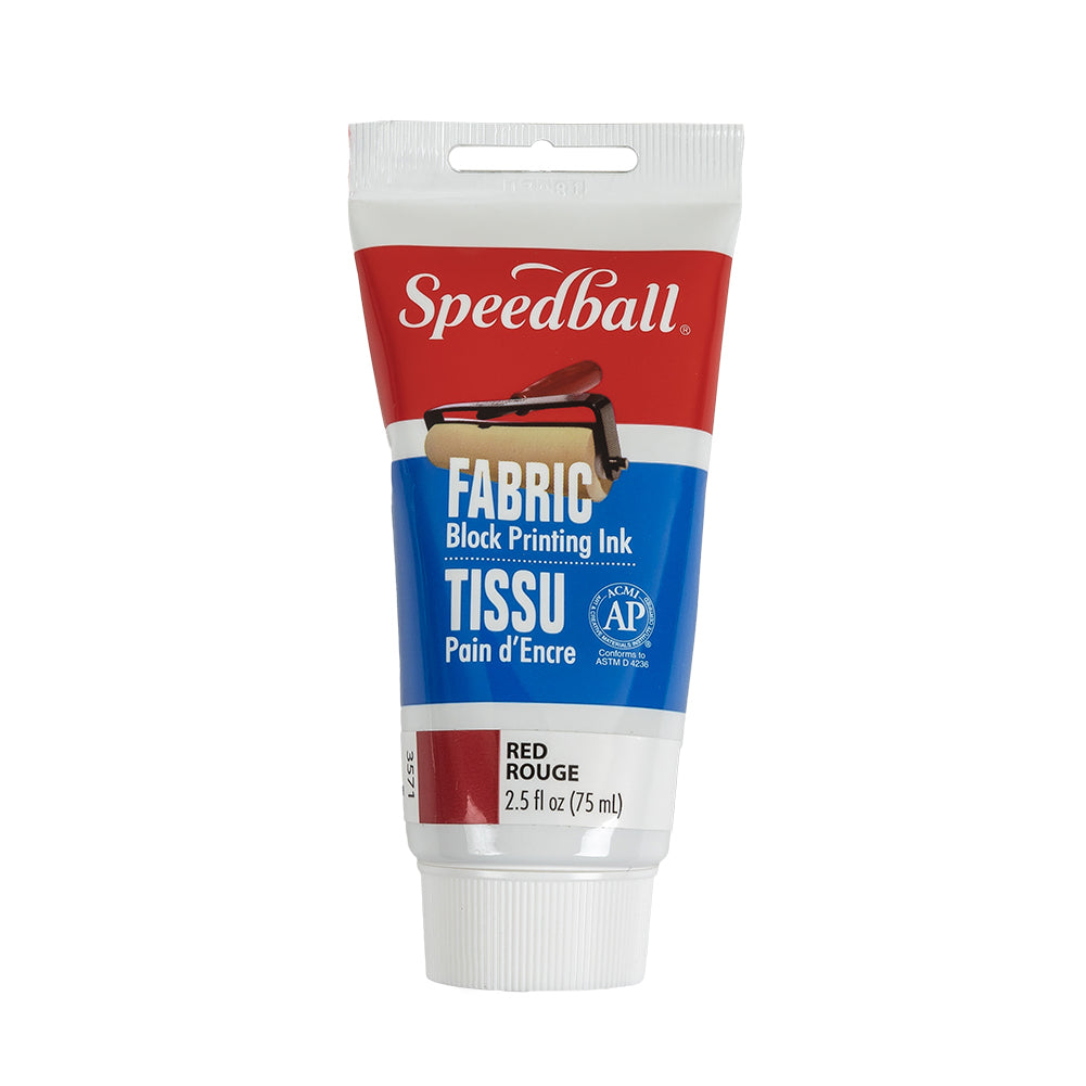 Speedball Red Fabric Block Printing Ink - 2.5 fl oz - Joann Fabrics