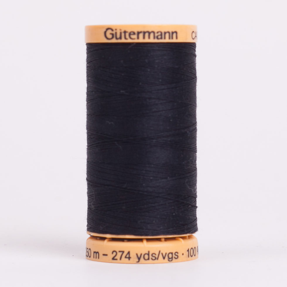 Gutermann Natural Cotton Thread 250m - 1001 Black - Joann Fabrics
