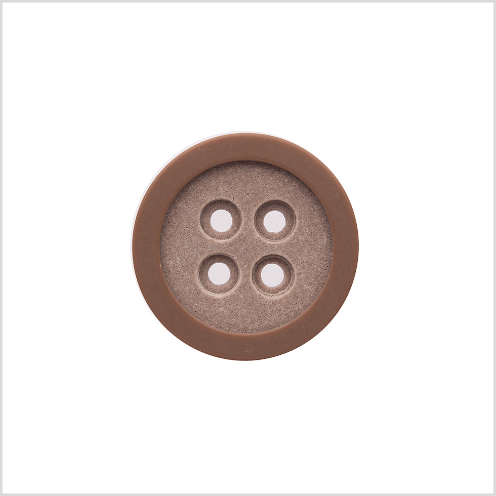 Rimmed Brown 4-Hole Button - 40L/25.5mm - Joann Fabrics