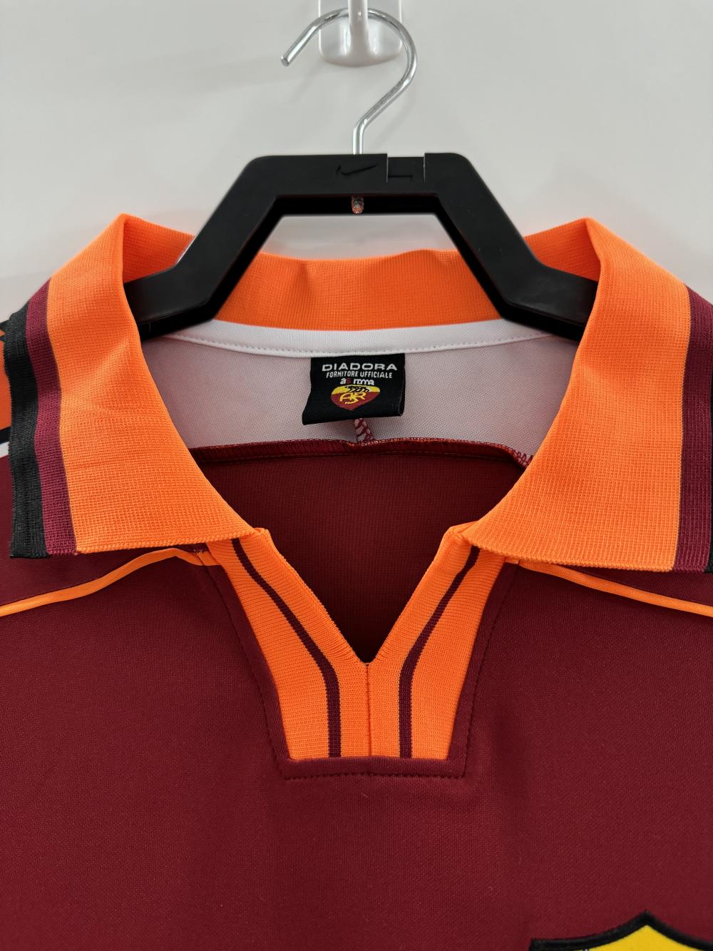1998-1999 Retro Roma Home Soccer Jersey 1:1 Thai Quality