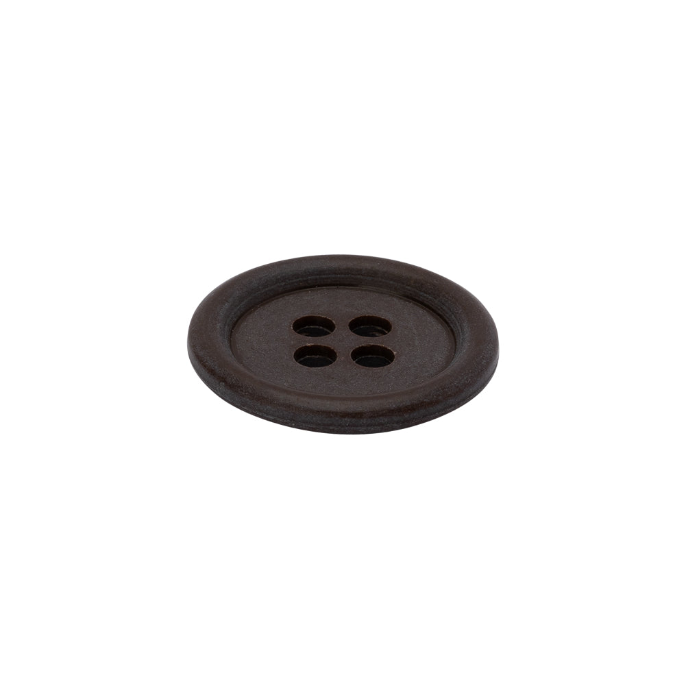 Plastic 4-Hole Button - 30L/19mm - Taupe Rolled Rim - Joann Fabrics