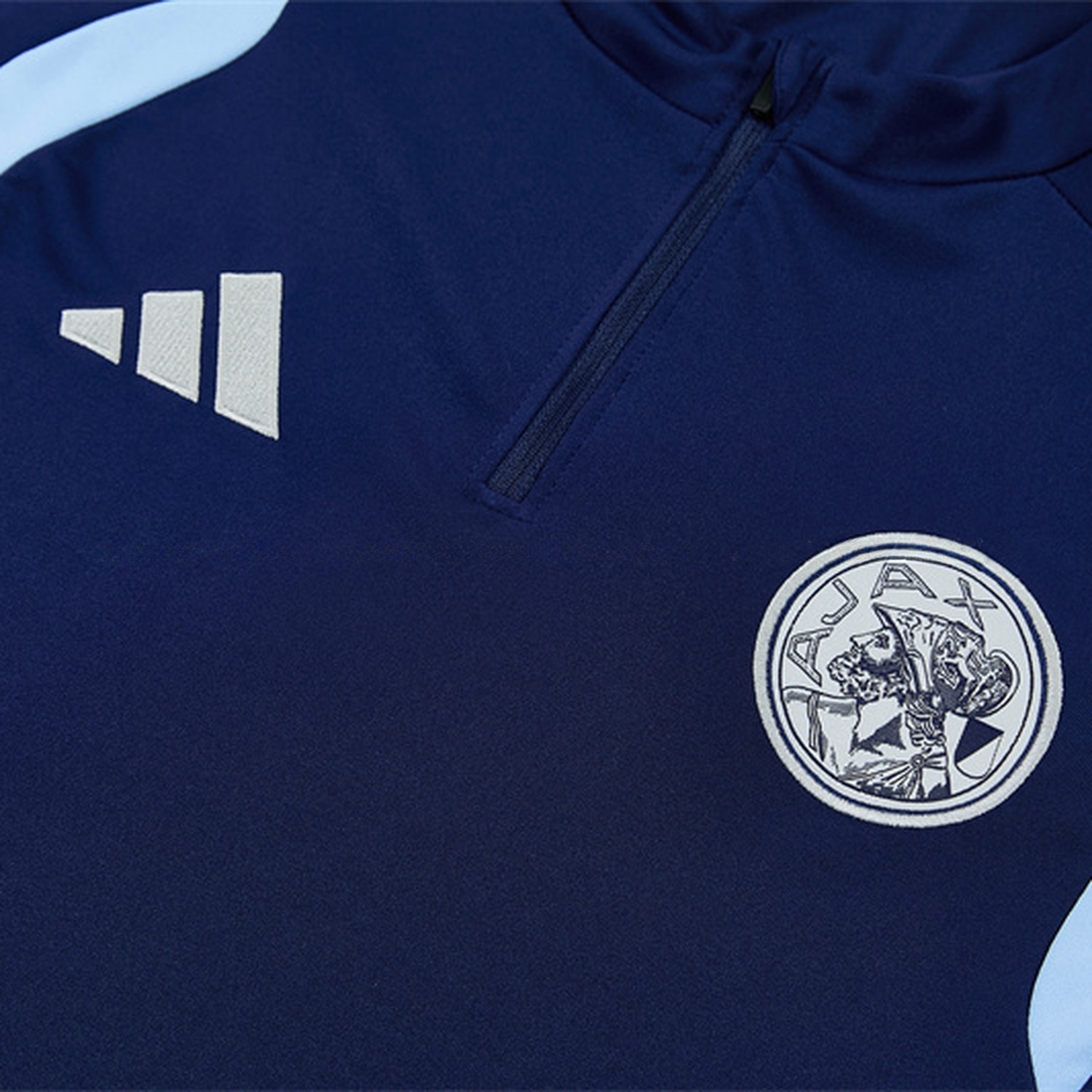 Ajax 26-27 Kids Long Sleeve Training Set - Deep Blue Top & Deep Blue Pants - UnitedFutballJersey