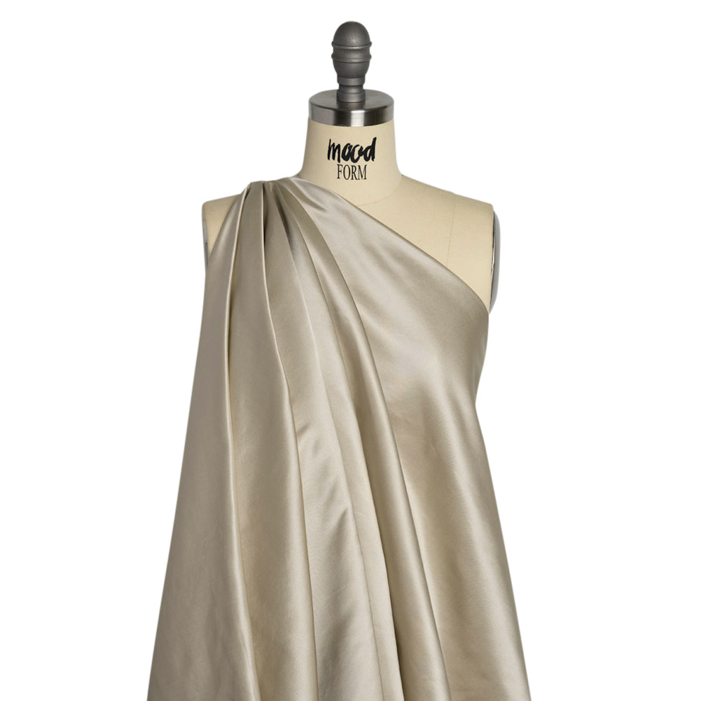 Silk Duchesse Satin - Candlelight Glow Gray - Premium Collection - Joann Fabrics