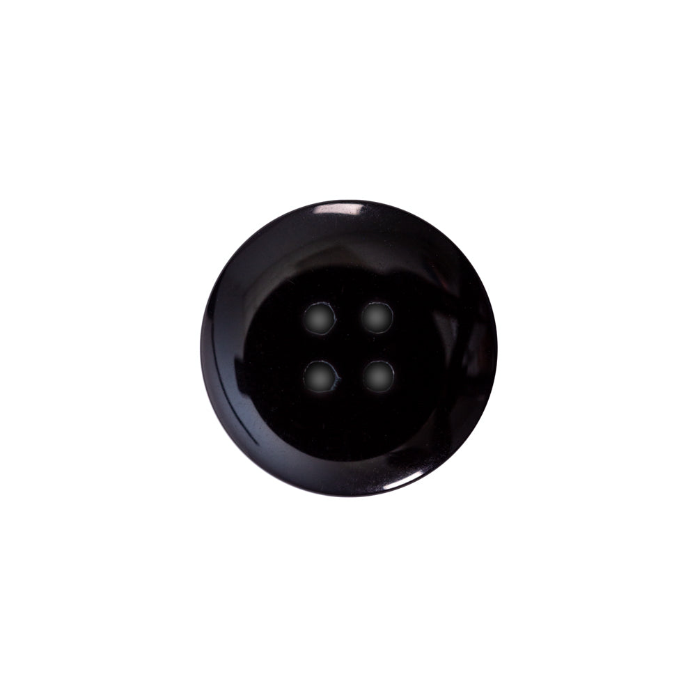 Italian Navy 4-Hole Velvet-Faced Plastic Button - 28L/18mm - Joann Fabrics