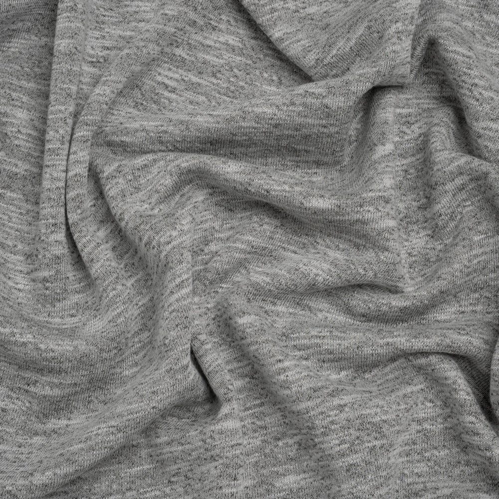 Cotton and Polyester French Terry - Heathered Gray - Deadstock - Joann Fabrics