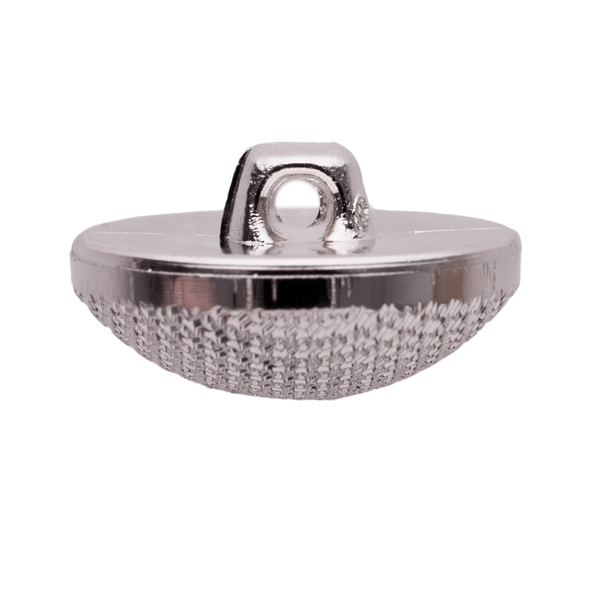 Italian Silver Textured Shank Back Button - 44L/28mm - Joann Fabrics