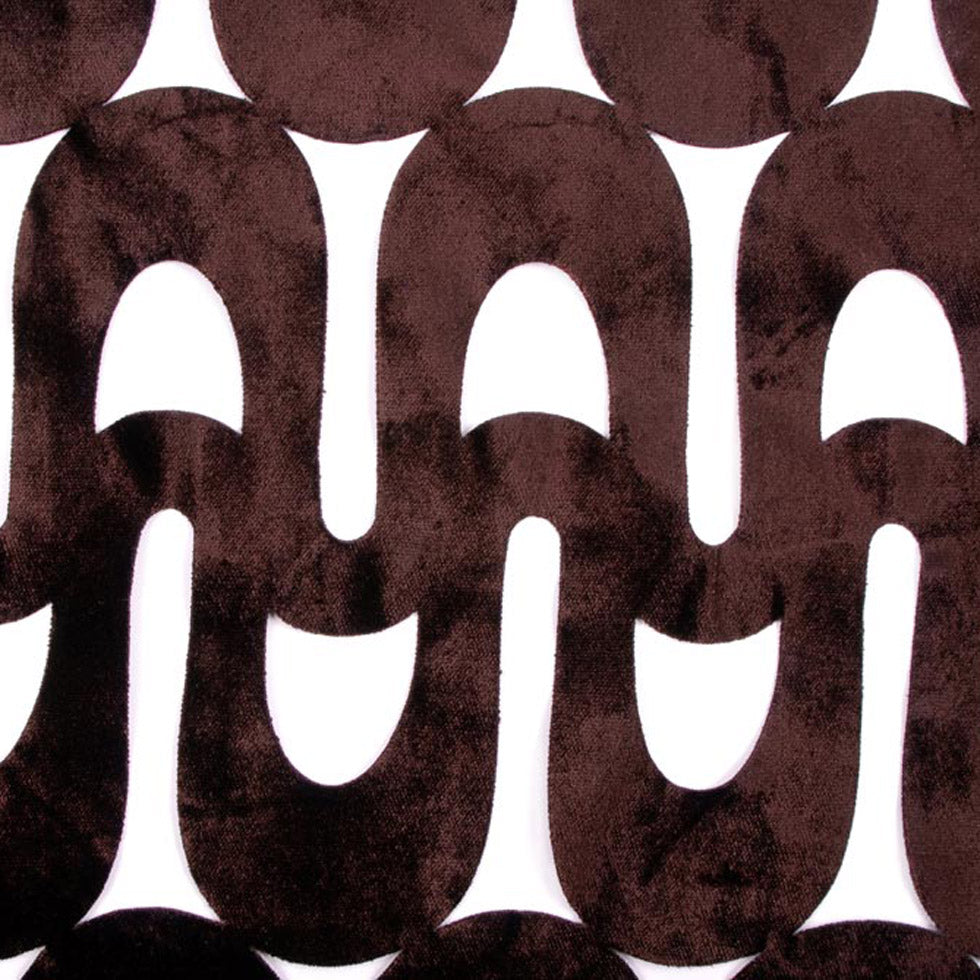 Chocolate  Lazer Cut Velvet - Joann Fabrics