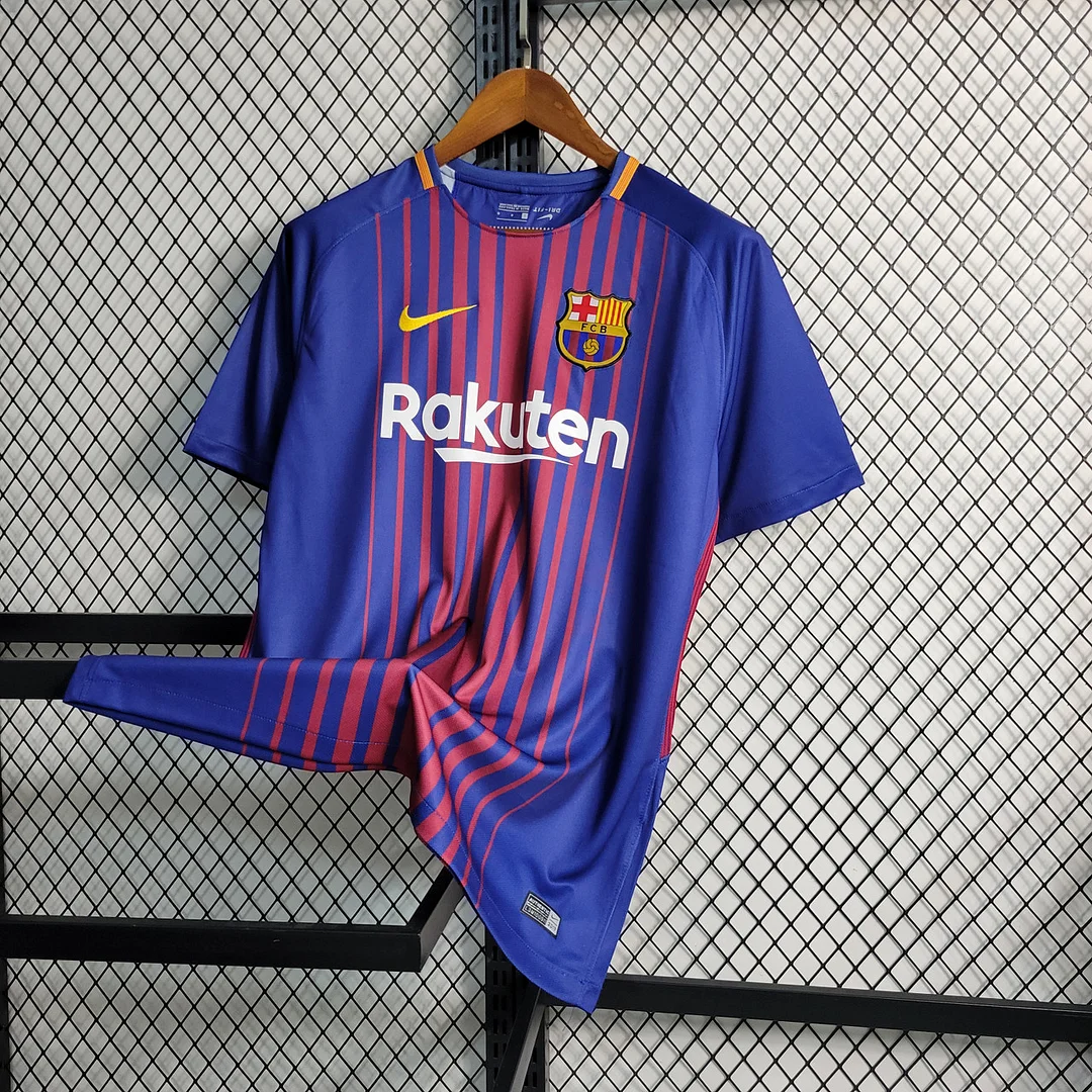2017/2018 Retro Barcelona Home Jersey