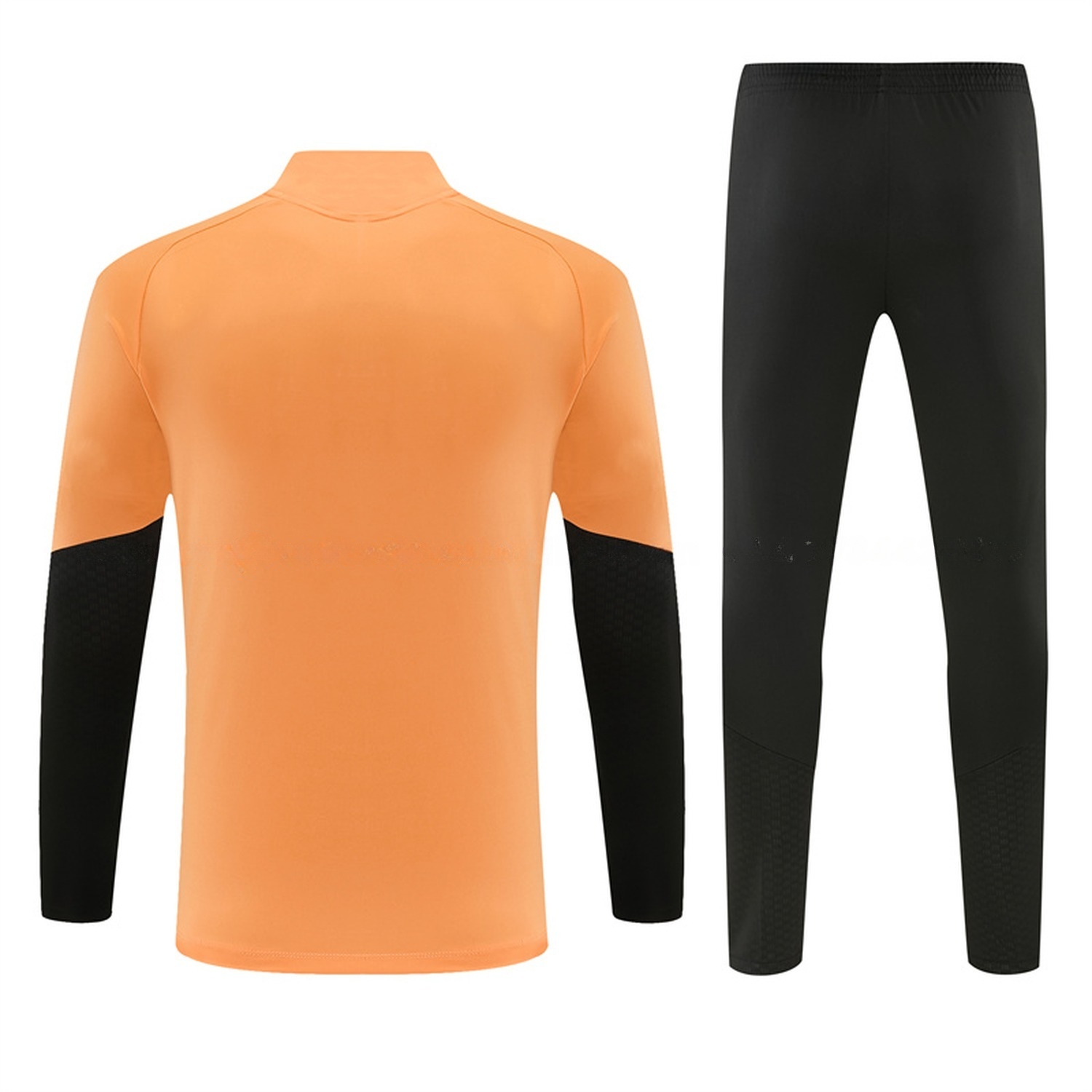 Arsenal 26-27 Long Sleeve Training Set - Orange Top & Black Pants - UnitedFutballJersey