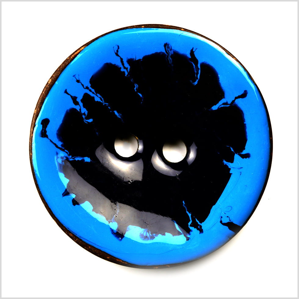 Blue 2-Hole Coconut Button - 80L/50.8mm - Joann Fabrics