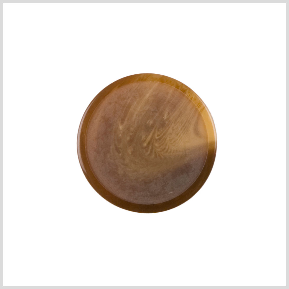 Plastic Shank Back Button - 36L/23mm - Golden Brown Natural Swirls - Joann Fabrics