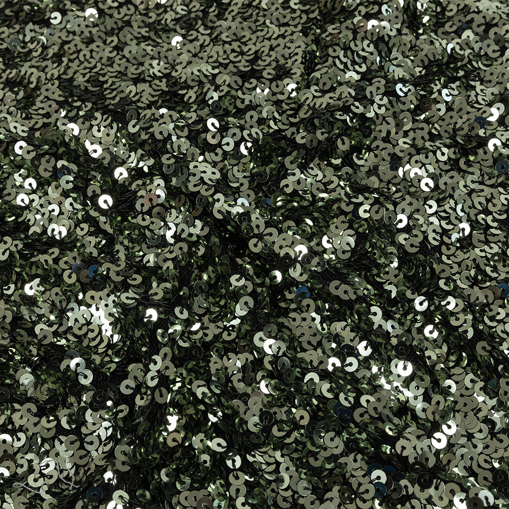 Heavy All-Over Sequins - Green - Guiseppe Collection - Joann Fabrics