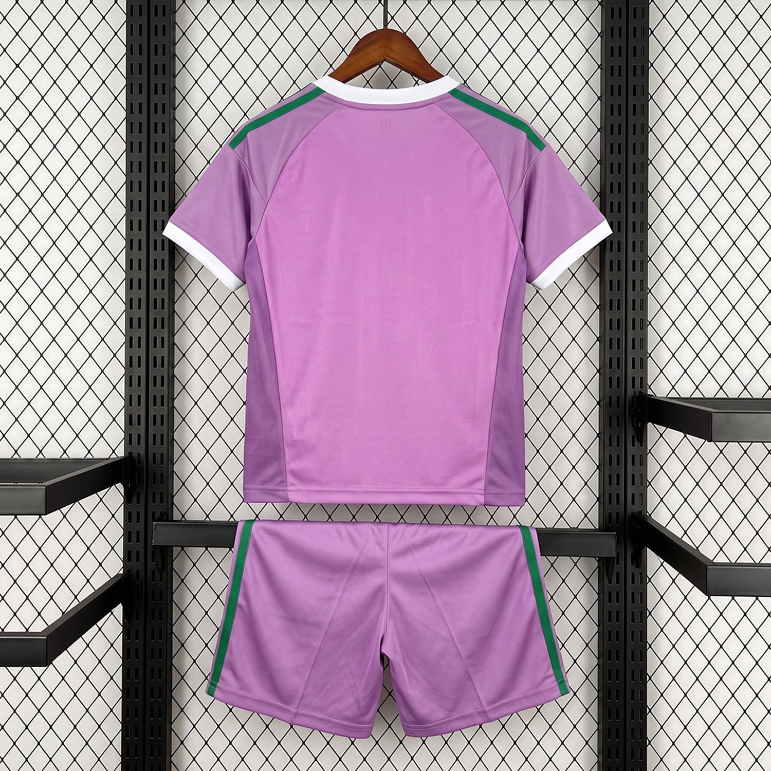 Nottingham Forest 26-27 Purple Green Goalkeeper Kids Kit - UnitedFutballJersey