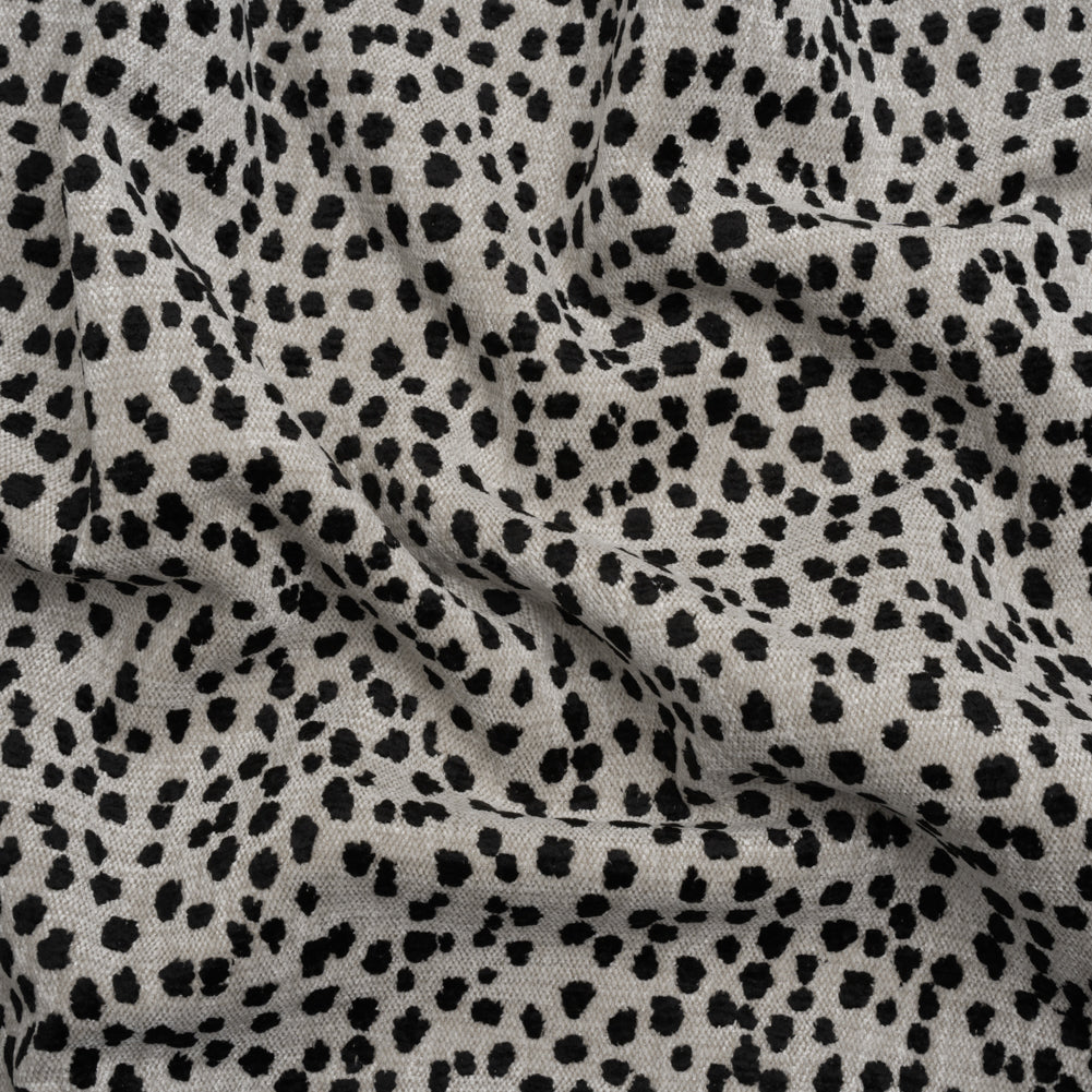 Upholstery Chenille - Tuxedo Spotted - Piperhill Collection - Joann Fabrics