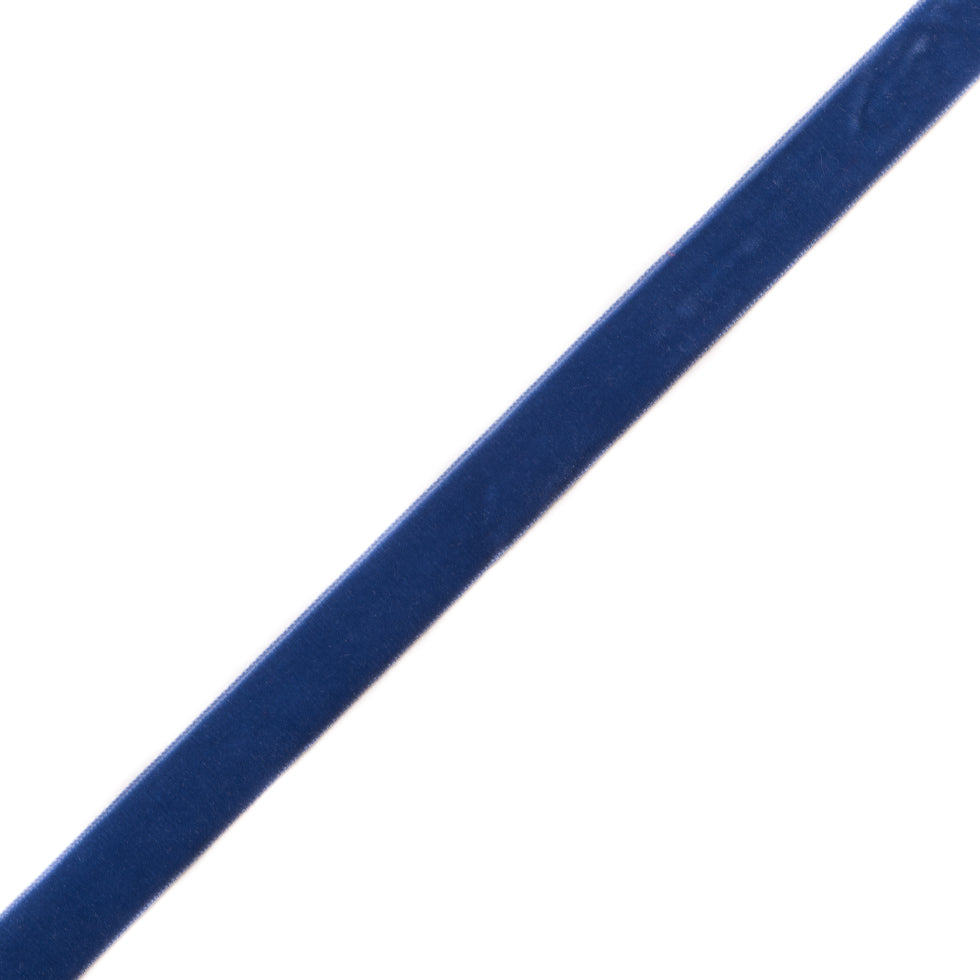 Single Faced Velvet Ribbon Made in Italy - 7/8