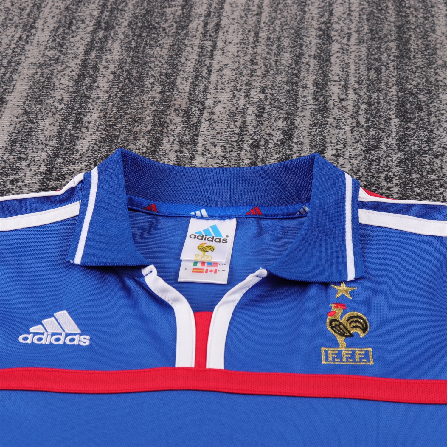 Retro France 2000 Home Kids Kit - UnitedFutballJersey