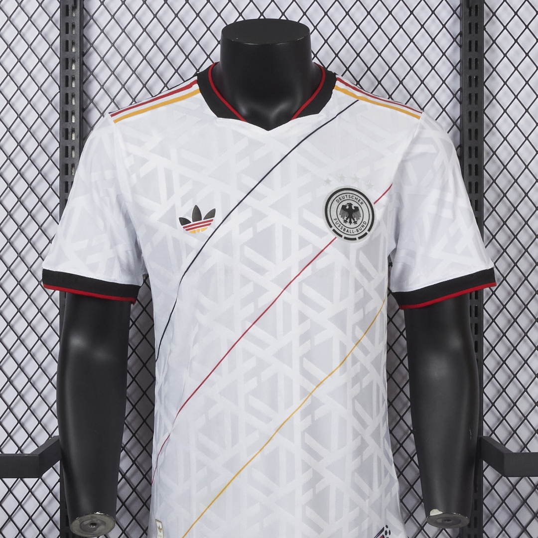 Germany 2026 Diagonal Stripes White Special Jersey - Player Version - UnitedFutballJersey