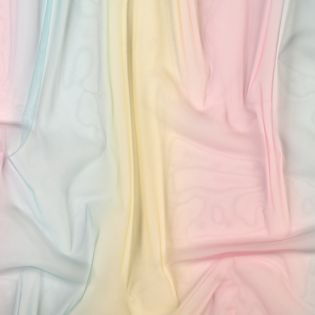 Ombre Shadow Tulle - Aqua, Pink and Yellow - Joann Fabrics