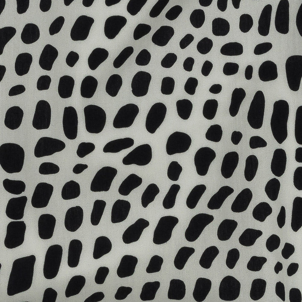 Mood Exclusive Black Got Spots Cotton Poplin - Joann Fabrics