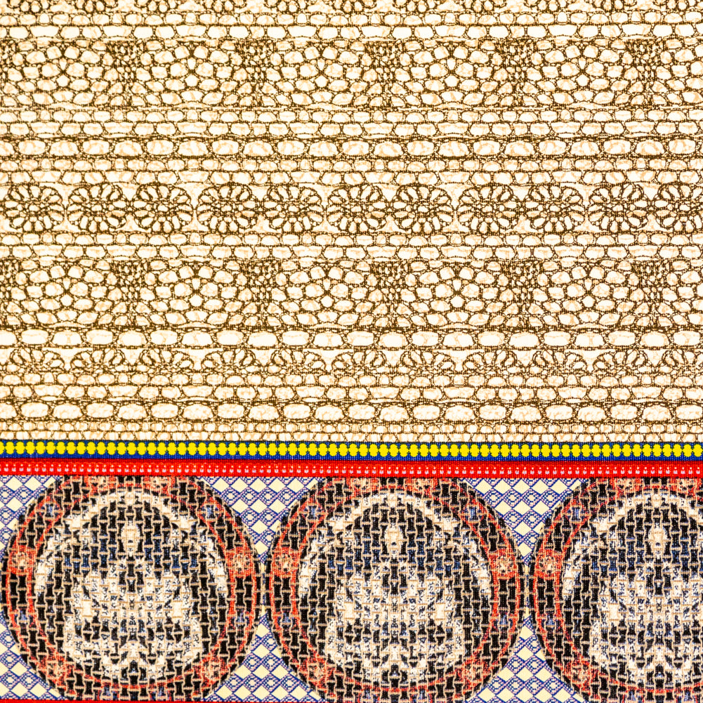 Beige Pattern Play Stretch Corduroy Panel - Joann Fabrics