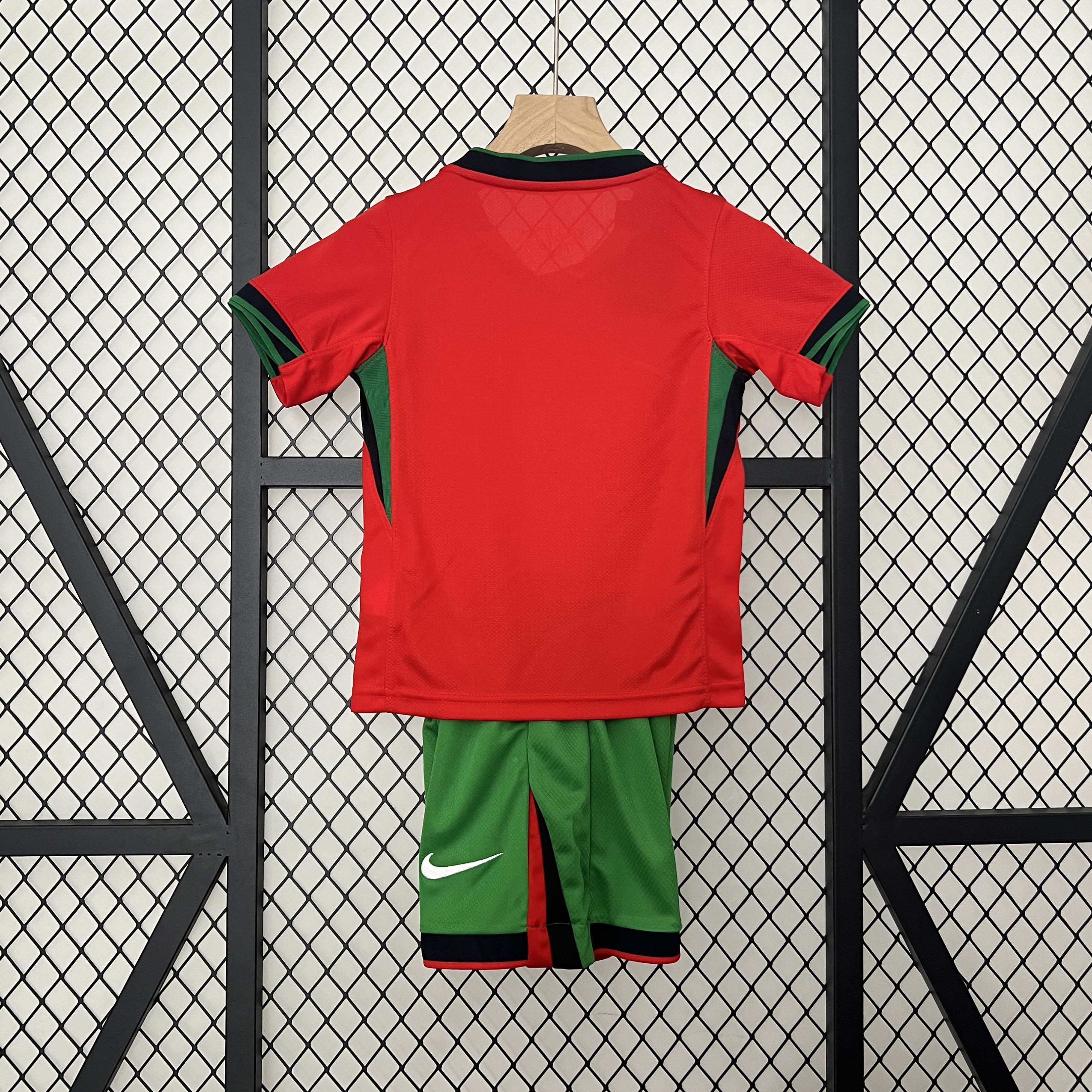 2024 Portugal Home Football Shirt 1:1 Thai Quality Kids Size
