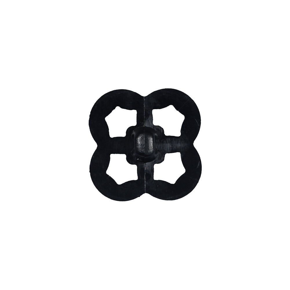 Italian Black Decorative Plastic Button - 36L/23mm - Joann Fabrics