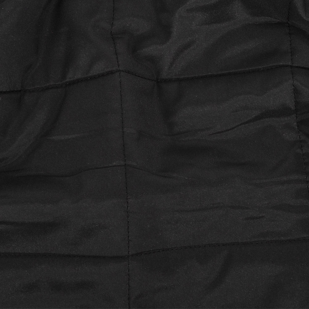 Theory Black Large Squares Quilted Coating - Joann Fabrics