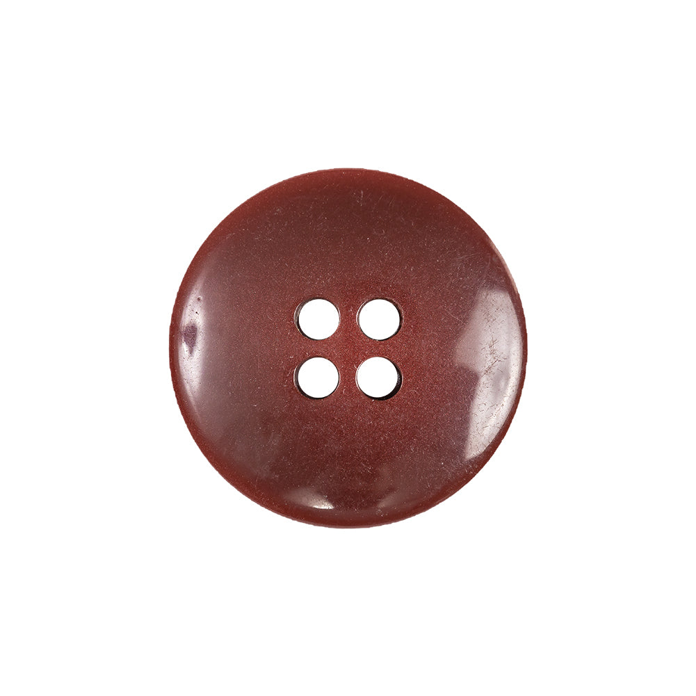 Russet Iridescent Marbled 4-Hole Set-in Button with Burgundy Rim - 33L/21mm - Joann Fabrics
