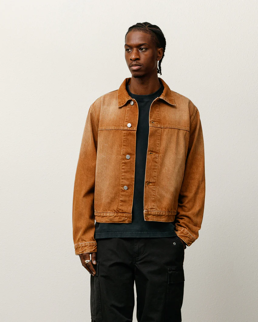 Stussy TRUCKER JACKET DENIM