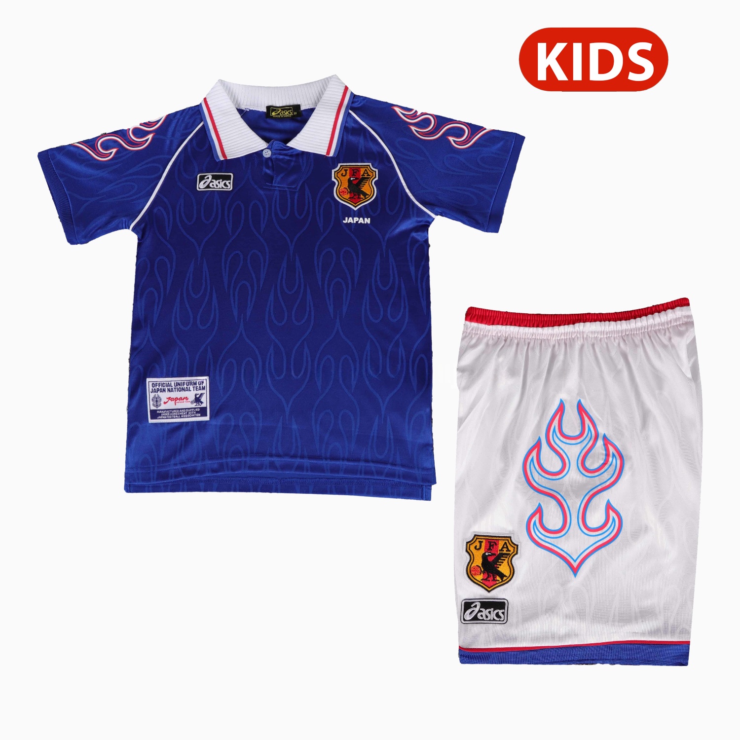 Retro Japan 1998 Home Kids Kit - UnitedFutballJersey