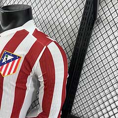 2025/2026 Player Version Atletico Madrid Home Long Sleeve 1:1 Thai Quality
