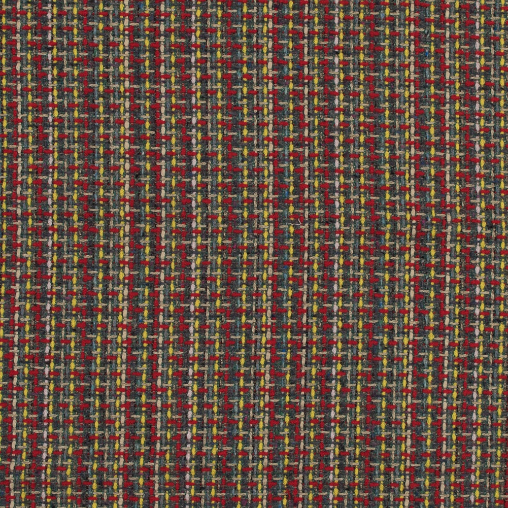 Red, Green and Yellow Woven Wool Tweed - Joann Fabrics