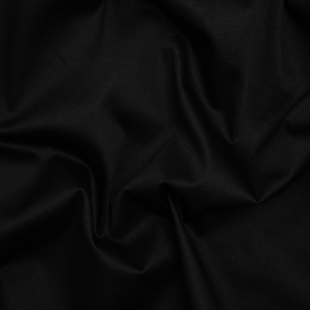 Stretch Cotton Sateen - Black - Deadstock - Joann Fabrics
