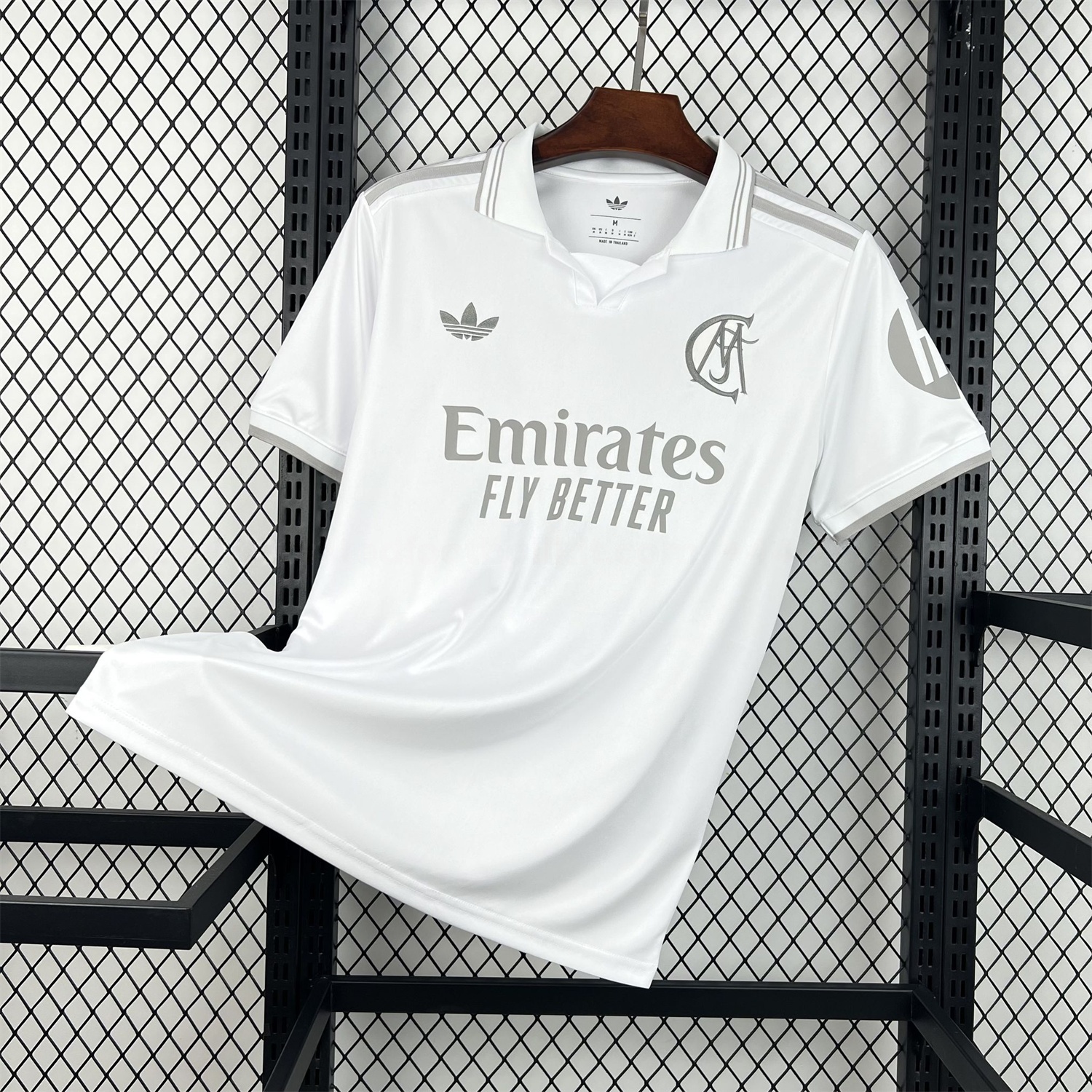 Real Madrid 26-27 White With Grey Accents Special Edition Jersey - Fans Version - UnitedFutballJersey