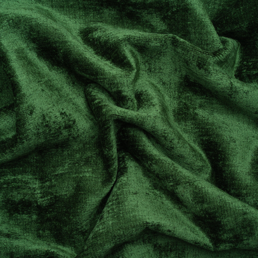 Upholstery Chenille - Emerald Monotone Abstract - Timbrell Collection - Joann Fabrics